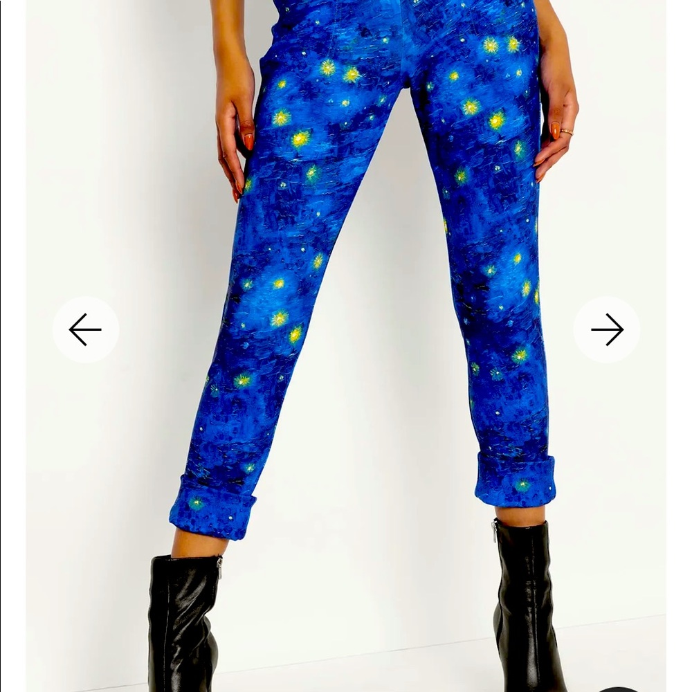 BLACKMILK - Starry Night Over the Rhône cuff pants - NWT